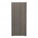 Jemini Wooden Cupboard 800x450x1800mm White/Grey Oak KF810728 KF810728