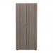 Jemini Wooden Cupboard 800x450x1800mm White/Grey Oak KF810728 KF810728