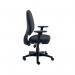 Astin Nesta Operator Chair with Adjustable Arms 590x900x1050mm Charcoal KF810777 KF810777