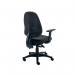 Astin Nesta Operator Chair with Adjustable Arms 590x900x1050mm Charcoal KF810777 KF810777