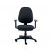 Astin Nesta Operator Chair with Adjustable Arms 590x900x1050mm Charcoal KF810777 KF810777