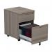 Jemini 2 Drawer Mobile Pedestal 404x500x595mm Grey Oak KF81079 KF81079