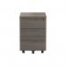 Jemini 3 Drawer Mobile Pedestal 404x500x595mm Grey Oak KF81080 KF81080