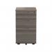 Jemini 3 Drawer Under Desk Pedestal 404x500x690mm Grey Oak KF81081 KF81081