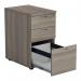 Jemini Essentials 3 Drawer Desk High Pedestal 404x600x730mm Grey Oak KF81088 KF81088