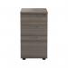 Jemini Essentials 3 Drawer Desk High Pedestal 404x800x730mm Grey Oak KF81089 KF81089