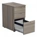 Jemini Essentials 3 Drawer Desk High Pedestal 404x800x730mm Grey Oak KF81089 KF81089