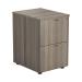 Jemini Essentials 2 Drawer Filing Cabinet 464x600x710 Grey Oak KF81090 KF81090