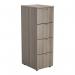 Jemini Essentials 4 Drawer Filing Cabinet 464x600x1365mm Grey Oak KF81091 KF81091