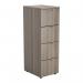 Jemini Essentials 4 Drawer Filing Cabinet 464x600x1365mm Grey Oak KF81091 KF81091