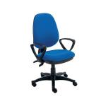 Astin Nesta Operator Chair with Fixed Arms 590x900x1050mm Royal Blue KF810927 KF810927