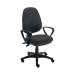 Astin Nesta Operator Chair with Fixed Arms 590x900x1050mm Charcoal KF810937 KF810937