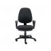 Astin Nesta Operator Chair with Fixed Arms 590x900x1050mm Charcoal KF810937 KF810937