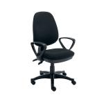 Astin Nesta Operator Chair with Fixed Arms 590x900x1050mm Black KF810947 KF810947