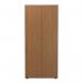 Jemini Wooden Cupboard 800x450x1800mm White/Nova Oak KF810971 KF810971