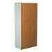 Jemini Wooden Cupboard 800x450x1800mm White/Nova Oak KF810971