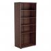 Jemini Wooden Bookcase 800x450x1800mm Dark Walnut KF810988 KF810988