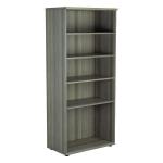 Jemini Wooden Bookcase 800x450x1800mm Grey Oak KF810995 KF810995