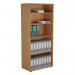 Jemini Wooden Bookcase 800x450x1800mm Nova Oak KF811015 KF811015