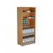 Jemini Wooden Bookcase 800x450x1800mm Nova Oak KF811015 KF811015