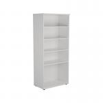 Jemini Wooden Bookcase 800x450x1800mm White KF811022 KF811022