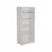 Jemini Wooden Bookcase 800x450x1800mm White KF811022 KF811022