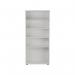 Jemini Wooden Bookcase 800x450x1800mm White KF811022 KF811022