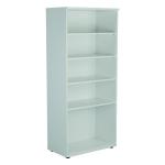 Jemini Wooden Bookcase 800x450x1800mm White KF811022 KF811022