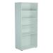 Jemini Wooden Bookcase 800x450x1800mm White KF811022