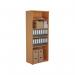 Jemini Wooden Bookcase 800x450x2000mm Beech KF811039 KF811039