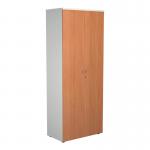 Jemini Wooden Cupboard 800x450x2000mm WhiteBeech KF811107 KF811107