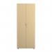 Jemini Wooden Cupboard 800x450x2000mm White/Maple KF811138 KF811138