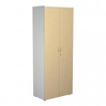 Jemini Wooden Cupboard 800x450x2000mm WhiteMaple KF811138 KF811138