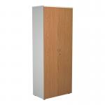 Jemini Wooden Cupboard 800x450x2000mm WhiteNova Oak KF811145 KF811145