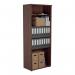 Jemini Wooden Bookcase 800x450x2000mm Dark Walnut KF811152 KF811152