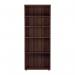 Jemini Wooden Bookcase 800x450x2000mm Dark Walnut KF811152 KF811152