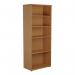 Jemini Wooden Bookcase 800x450x2000mm Nova Oak KF811183 KF811183