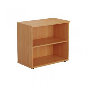 VOW Jemini Wooden Bookcase 800x450x730mm Beech KF811206 KF811206