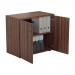 Jemini Wooden Cupboard 800x450x730mm Dark Walnut KF811220 KF811220
