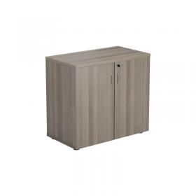 VOW Jemini Wooden Cupboard 800x450x730mm Grey Oak KF811237 KF811237