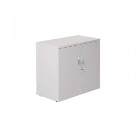VOW Jemini Wooden Cupboard 800x450x730mm White KF811268 KF811268