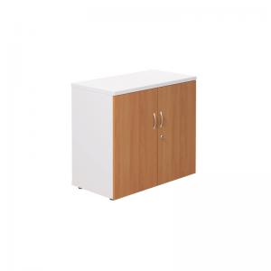 VOW Jemini Wooden Cupboard 800x450x730mm WhiteBeech KF811275 KF811275