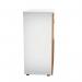 Jemini Wooden Cupboard 800x450x730mm White/Nova Oak KF811312 KF811312