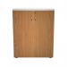 Jemini Wooden Cupboard 800x450x730mm WhiteNova Oak KF811312 KF811312