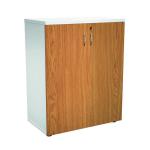 Jemini Wooden Cupboard 800x450x730mm White/Nova Oak KF811312 KF811312