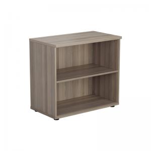 VOW Jemini Wooden Bookcase 800x450x730mm Grey Oak KF811336 KF811336