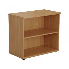 VOW Jemini Wooden Bookcase 800x450x730mm Nova Oak KF811350 KF811350