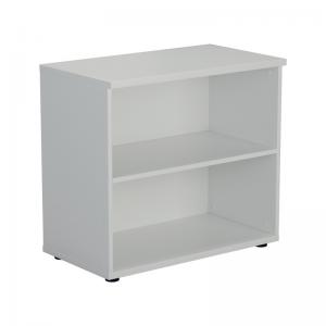 VOW Jemini Wooden Bookcase 800x450x730mm White KF811367 KF811367