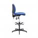 Arista Medium Back Draughtsman Chair 700x700x840-970mm Adjustable Footrest Blue KF815147 KF815147