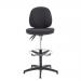 Arista Medium Back Draughtsman Chair 700x700x840-970mm Adjustable Footrest Charcoal KF815148 KF815148